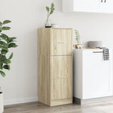 vidaXL Apothecary Cabinet Sonoma Oak 40x41x118 cm Engineered Wood