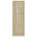 vidaXL Apothecary Cabinet Sonoma Oak 40x41x118 cm Engineered Wood