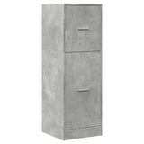 vidaXL Apothecary Cabinet Concrete Grey 40x41x118 cm Engineered Wood