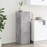 vidaXL Apothecary Cabinet Concrete Grey 40x41x118 cm Engineered Wood