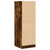 vidaXL Apothecary Cabinet Smoked Oak 40x41x118 cm Engineered Wood