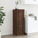 vidaXL Apothecary Cabinet Brown Oak 40x41x118 cm Engineered Wood