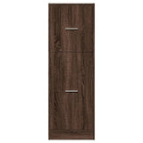 vidaXL Apothecary Cabinet Brown Oak 40x41x118 cm Engineered Wood