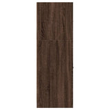 vidaXL Apothecary Cabinet Brown Oak 40x41x118 cm Engineered Wood