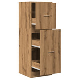 vidaXL Apothecary Cabinet Artisian Oak 40x41x118 cm Engineered Wood