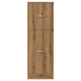 vidaXL Apothecary Cabinet Artisian Oak 40x41x118 cm Engineered Wood