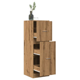 vidaXL Apothecary Cabinet Artisian Oak 40x41x118 cm Engineered Wood