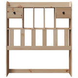 vidaXL Headboard with Storage 100 cm Solid Wood Pine