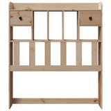 vidaXL Headboard with Storage 90 cm Solid Wood Pine