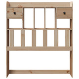 vidaXL Headboard with Storage 75 cm Solid Wood Pine