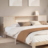 vidaXL Headboard with Storage 200 cm Solid Wood Pine