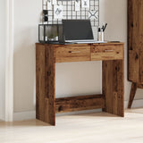 vidaXL Desk Old Wood 80x40x75 cm Engineered Wood