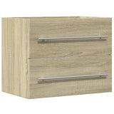 vidaXL Sink Cabinet Sonoma Oak 60x38.5x48 cm Engineered Wood