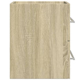 vidaXL Sink Cabinet Sonoma Oak 60x38.5x48 cm Engineered Wood