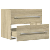 vidaXL Sink Cabinet Sonoma Oak 60x38.5x48 cm Engineered Wood