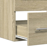 vidaXL Sink Cabinet Sonoma Oak 60x38.5x48 cm Engineered Wood