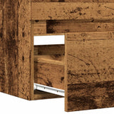 vidaXL Bathroom Hanging Cabinet Old Wood 80x38.5x45 cm Engineered Wood