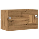 vidaXL Bathroom Hanging Cabinet Artisian Oak 80x38.5x45 cm Engineered Wood