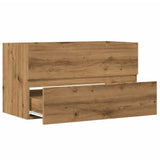 vidaXL Bathroom Hanging Cabinet Artisian Oak 80x38.5x45 cm Engineered Wood