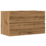 vidaXL Sink Cabinet Artisian Oak 90x38.5x45 cm Engineered Wood