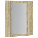 vidaXL Bathroom Mirror Cabinet with LED Light Sonoma Oak 40x12x45 cm