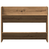 vidaXL Wall Shoe Cabinet Artisan Oak 80x18x60 cm Engineered Wood