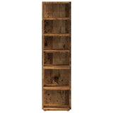 vidaXL Shoe Cabinet Old Wood 28x27x102 cm Engineered Wood