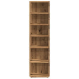 vidaXL Shoe Cabinet Artisan Oak 28x27x102 cm Engineered Wood