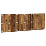 vidaXL Wall Headboard Old Wood 240x1.5x80 cm Engineered Wood