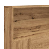 vidaXL Headboard Cabinet Artisian Oak 200x19x103.5 cm Engineered Wood