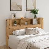 vidaXL Headboard Cabinet Artisian Oak 180x18.5x102.5 cm Engineered Wood