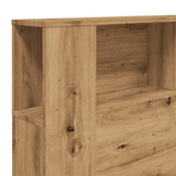 vidaXL Headboard Cabinet Artisian Oak 180x18.5x102.5 cm Engineered Wood