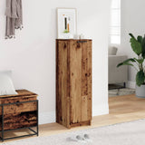 vidaXL Shoe Cabinet Old Wood 29.5x35x100.5 cm Engineered Wood