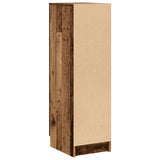 vidaXL Shoe Cabinet Old Wood 29.5x35x100.5 cm Engineered Wood