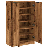 vidaXL Shoe Cabinet Old Wood 59x35x100.5 cm Engineered Wood