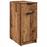 vidaXL Desk Cabinet Old Wood 33x50x75 cm Engineered Wood