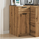 vidaXL Desk Cabinet Artisan Oak 33x50x75 cm Engineered Wood