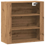 vidaXL Wall Cabinet Artisian Oak 80x33x80 cm Engineered Wood