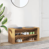 vidaXL Shoe Bench Artisan Oak 100x35x45 cm Engineered Wood