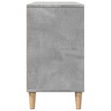 vidaXL Bathroom Cabinet Concrete Grey 80x33x60 cm Engineered Wood