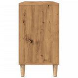 vidaXL Bathroom Cabinet Artisian Oak 80x33x60 cm Engineered Wood