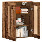 vidaXL Wall Mounted Cabinet Old Wood 69.5x34x90 cm Engineered Wood