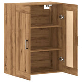 vidaXL Wall Mounted Cabinet Artisan Oak 69.5x34x90 cm Engineered Wood