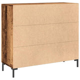 vidaXL Sideboard Old Wood 90x34x80 cm Engineered Wood