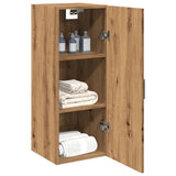 vidaXL Wall Mounted Cabinet Artisian Oak 34.5x34x90 cm Engineered Wood