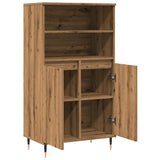 vidaXL Highboard Artisian Oak 60x36x110 cm Engineered Wood