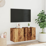 vidaXL TV Cabinet Wall-mounted Old Wood 80x30x41 cm