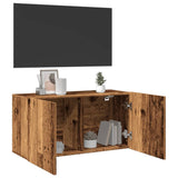 vidaXL TV Cabinet Wall-mounted Old Wood 80x30x41 cm