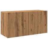 vidaXL TV Cabinet Wall-mounted Artisian Oak 80x30x41 cm