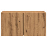 vidaXL TV Cabinet Wall-mounted Artisian Oak 80x30x41 cm